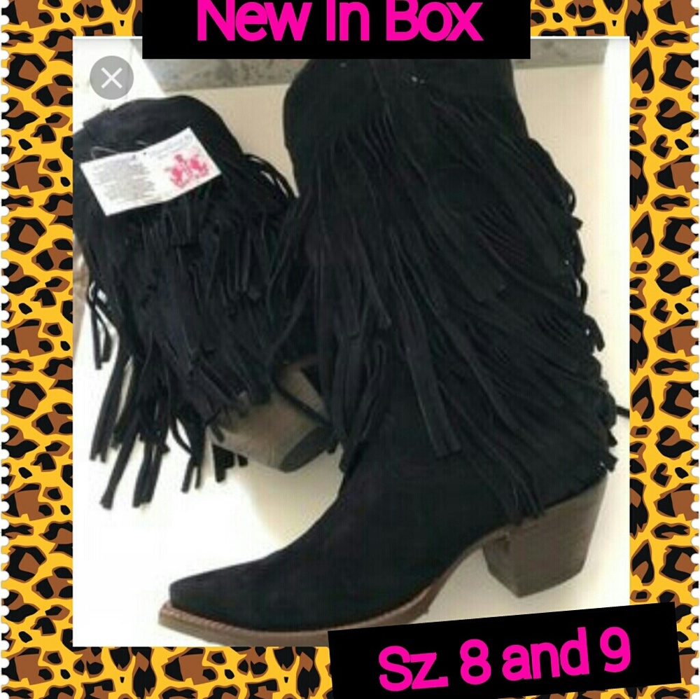 RODEO TEXAS Womens Tanner Mark Boots - New In Box